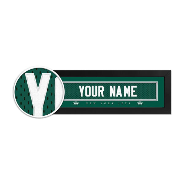 New York Jets Custom Print Name Plate