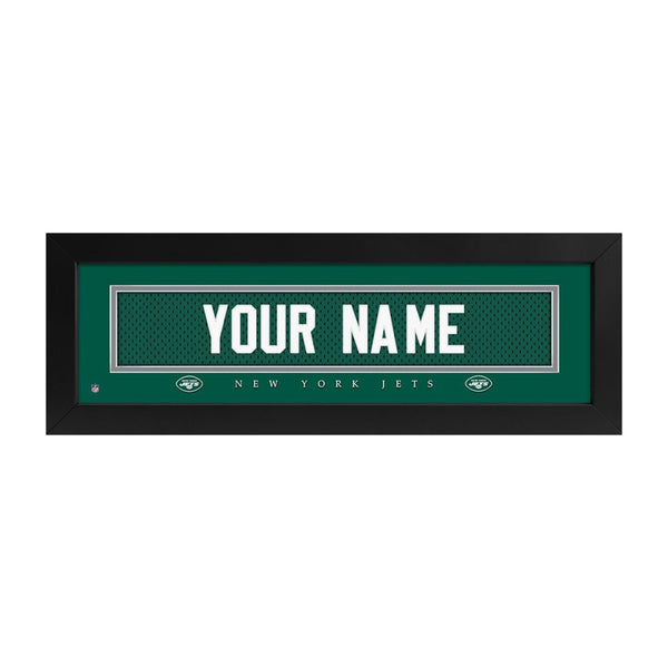 New York Jets Custom Print Name Plate