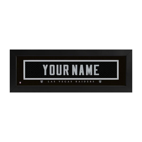 Las Vegas Raiders Custom Print Name Plate