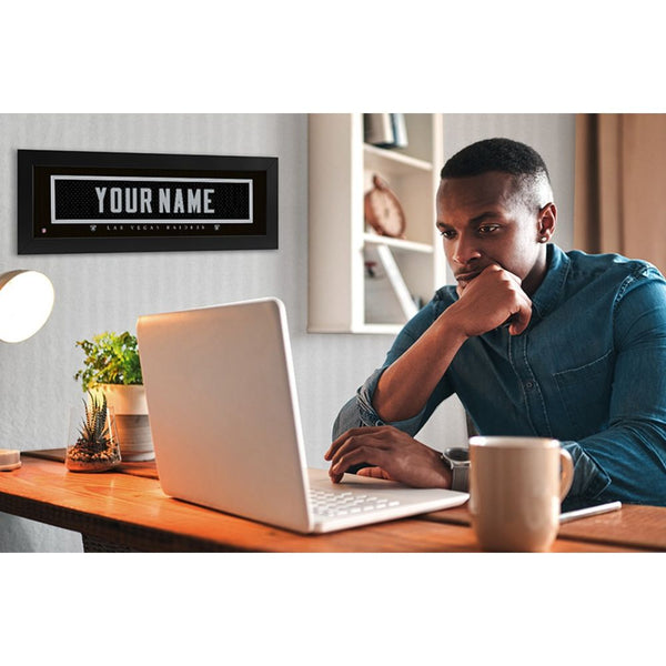 Las Vegas Raiders Custom Print Name Plate