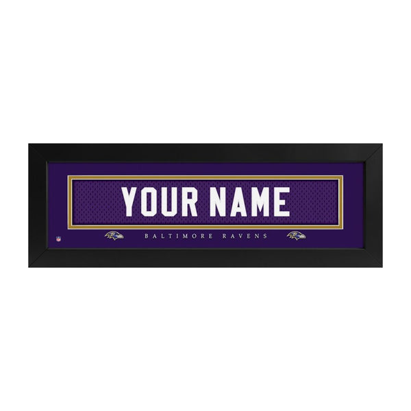 Baltimore Ravens Custom Print Name Plate