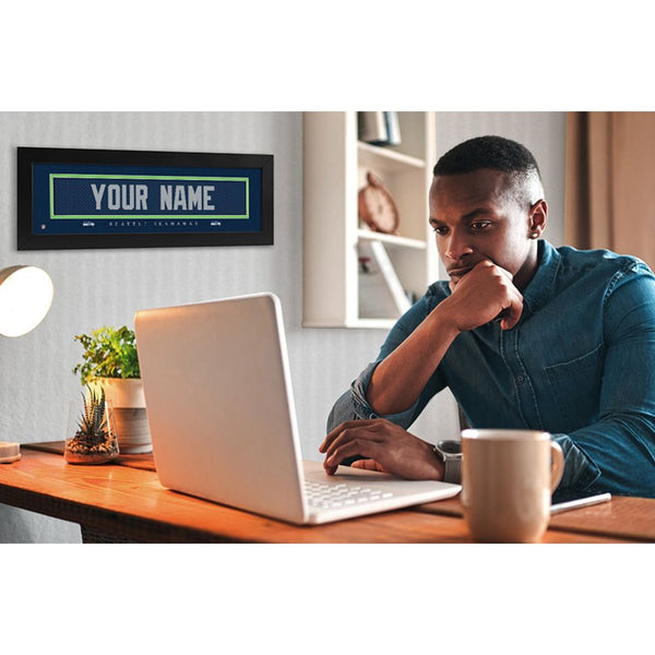 Seattle Seahawks Custom Print Name Plate