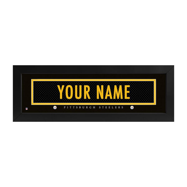 Pittsburgh Steelers Custom Print Name Plate