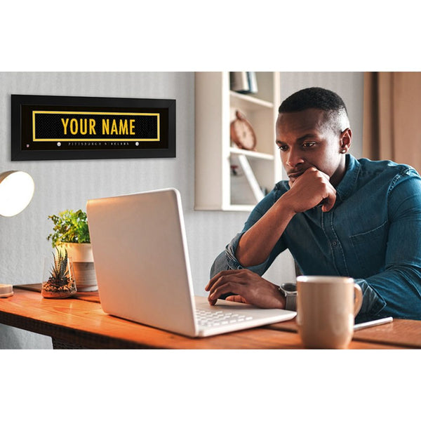 Pittsburgh Steelers Custom Print Name Plate