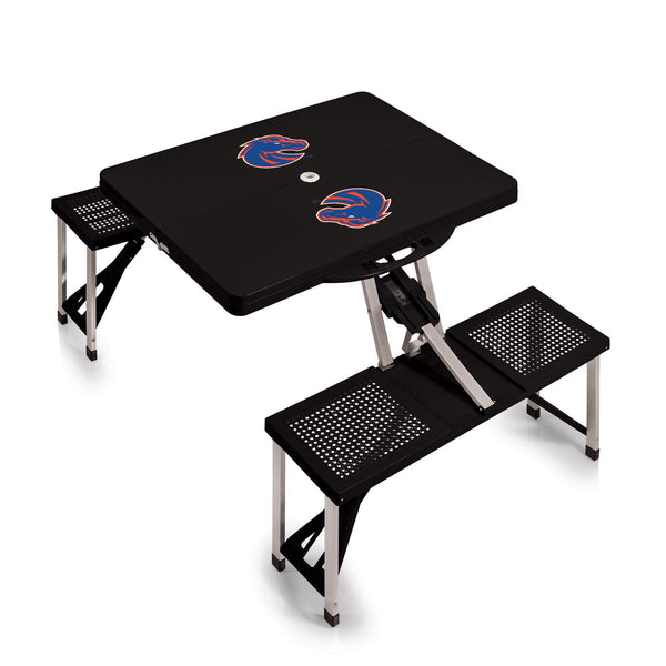 BOISE STATE BRONCOS - PICNIC TABLE PORTABLE FOLDING TABLE WITH SEATS
