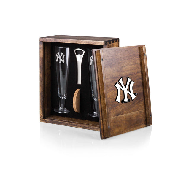 NEW YORK YANKEES - PILSNER BEER GLASS GIFT SET