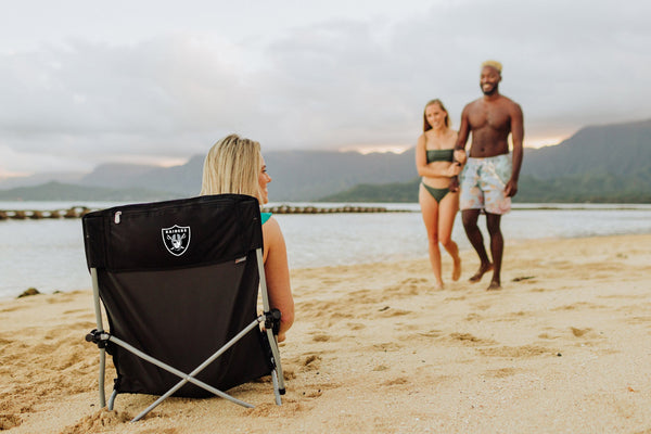 LAS VEGAS RAIDERS - TRANQUILITY BEACH CHAIR WITH CARRY BAG