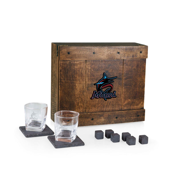 MIAMI MARLINS - WHISKEY BOX GIFT SET