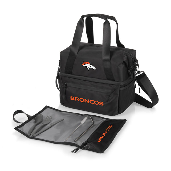 DENVER BRONCOS - TARANA LUNCH BAG COOLER WITH UTENSILS