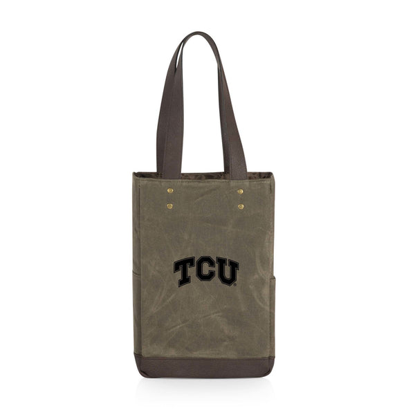 TCU HORNED FROGS - 2 BOTTLE INSULATED WINE COOLER BAG