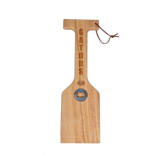 FLORIDA GATORS - HARDWOOD BBQ GRILL SCRAPER WITH BOTTLE OPENER