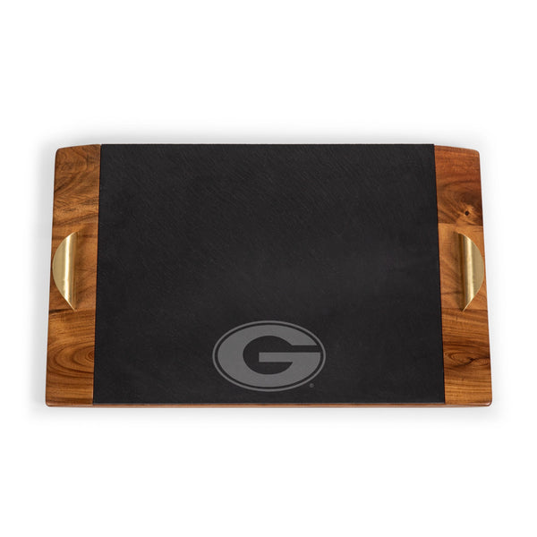 GEORGIA BULLDOGS - COVINA ACACIA AND SLATE SERVING TRAY