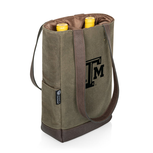 TEXAS A&M AGGIES - 2 BOTTLE INSULATED WINE COOLER BAG