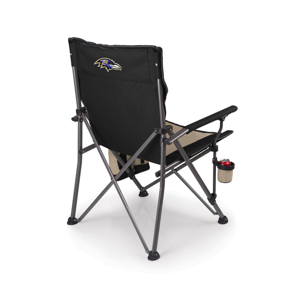 Baltimore Ravens - Logo - Big Bear XXL Camping Chair with Cooler, (Black)