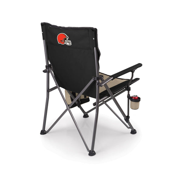 Cleveland Browns - Logo - Big Bear XXL Camping Chair with Cooler, (Black)
