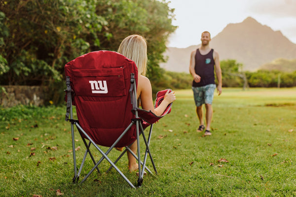 NEW YORK GIANTS - RECLINING CAMP CHAIR