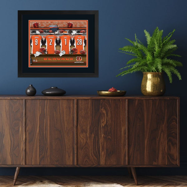 Cincinnati Bengals Custom Print Locker Room Wall Art