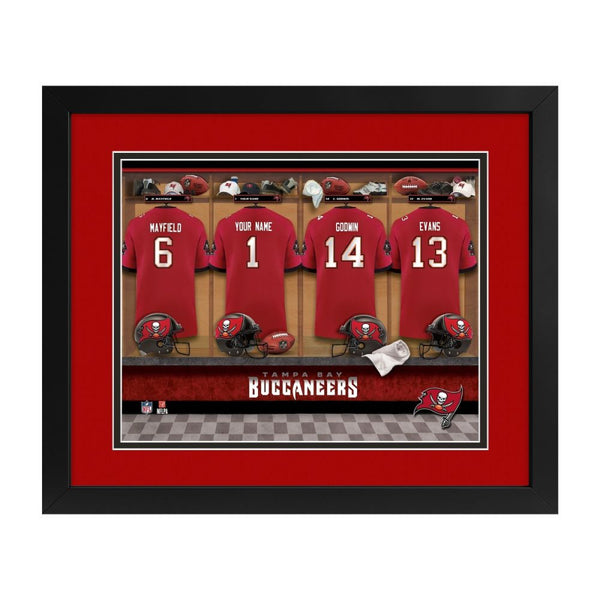 Tampa Bay Buccaneers Custom Print Locker Room Wall Art