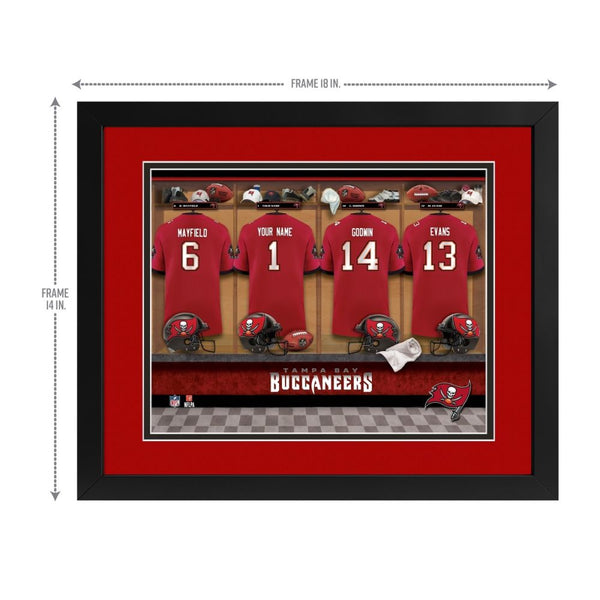 Tampa Bay Buccaneers Custom Print Locker Room Wall Art