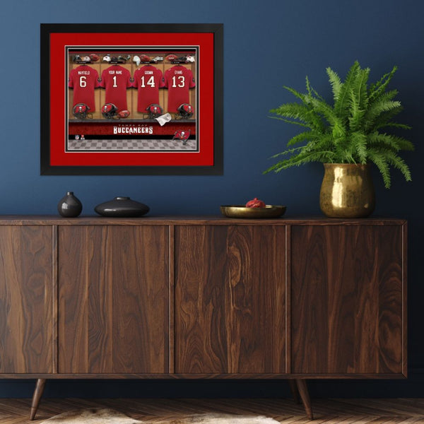 Tampa Bay Buccaneers Custom Print Locker Room Wall Art