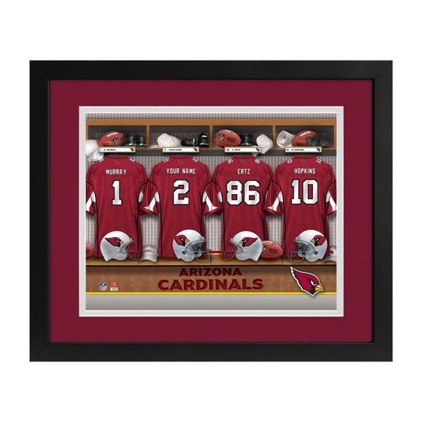 Arizona Cardinals Custom Print Locker Room Wall Art