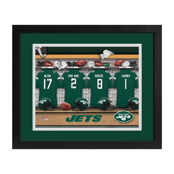 New York Jets Custom Print Locker Room Wall Art