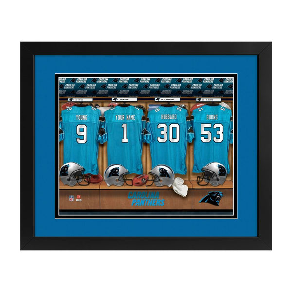 Carolina Panthers Custom Print Locker Room Wall Art