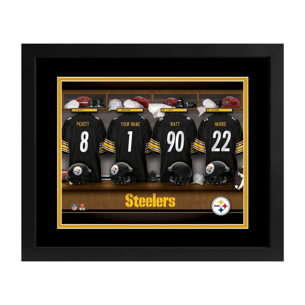 Pittsburgh Steelers Custom Print Locker Room Wall Art