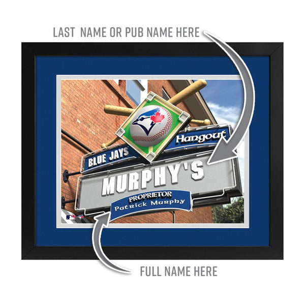 Toronto Blue Jays Custom Print Hangout Sign