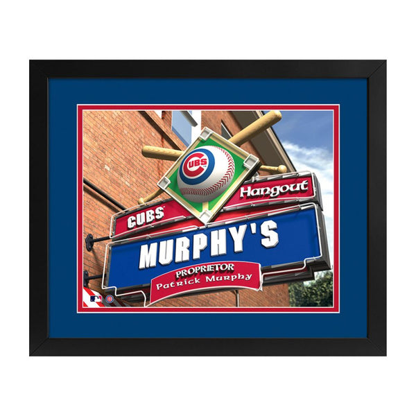 Chicago Cubs Custom Print Hangout Sign