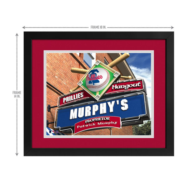 Philadelphia Phillies Custom Print Hangout Sign