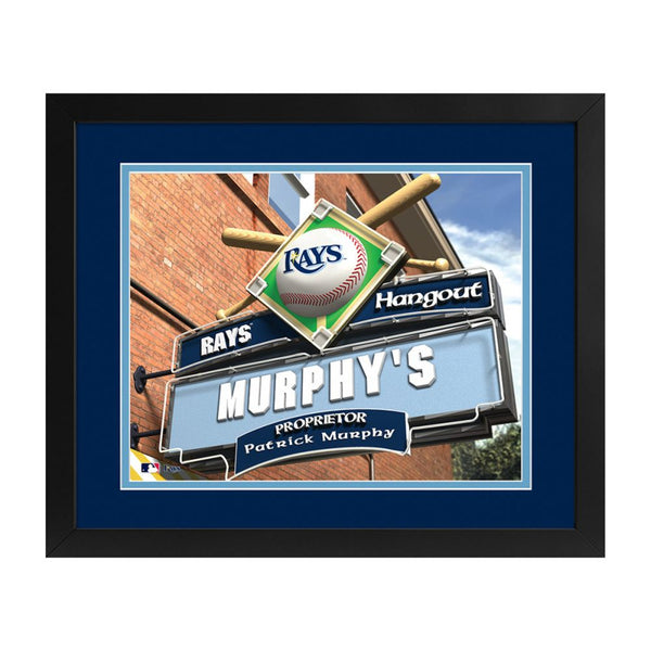 Tampa Bay Rays Custom Print Hangout Sign