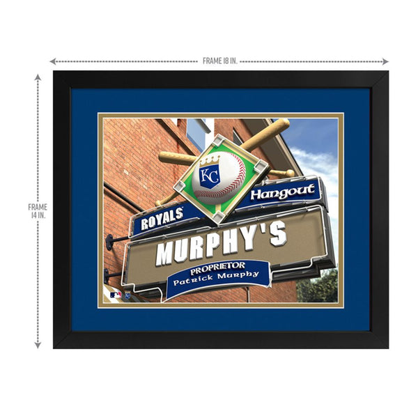 Kansas City Royals Custom Print Hangout Sign