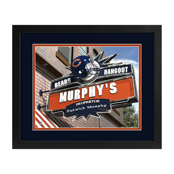 Chicago Bears Custom Print Hangout Sign