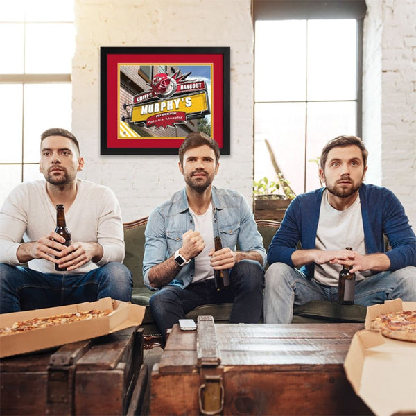 Kansas City Chiefs Custom Print Hangout Sign
