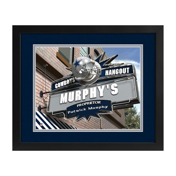 Dallas Cowboys Custom Print Hangout Sign