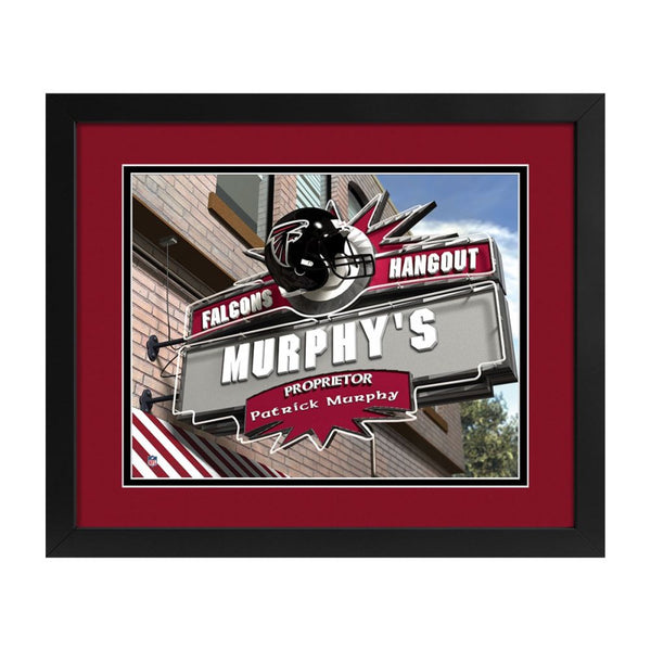 Atlanta Falcons Custom Print Hangout Sign