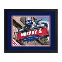 New York Giants Custom Print Hangout Sign