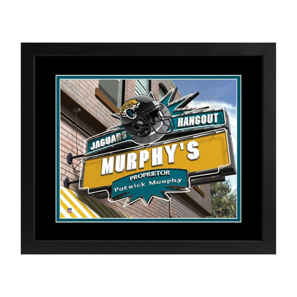 Jacksonville Jaguars Custom Print Hangout Sign