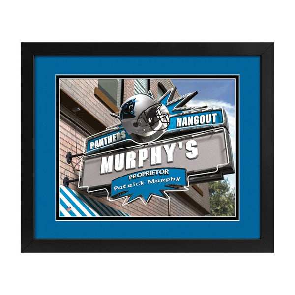 Carolina Panthers Custom Print Hangout Sign