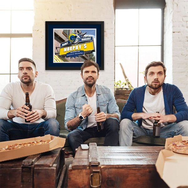 Los Angeles Rams Custom Print Hangout Sign