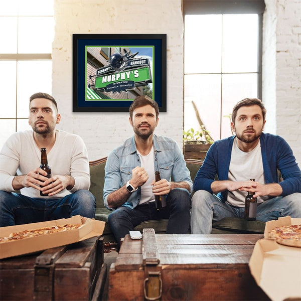 Seattle Seahawks Custom Print Hangout Sign