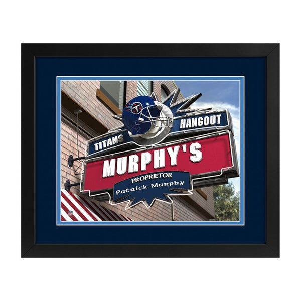 Tennessee Titans Custom Print Hangout Sign