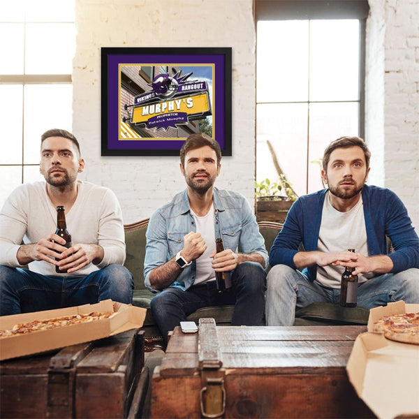 Minnesota Vikings Custom Print Hangout Sign