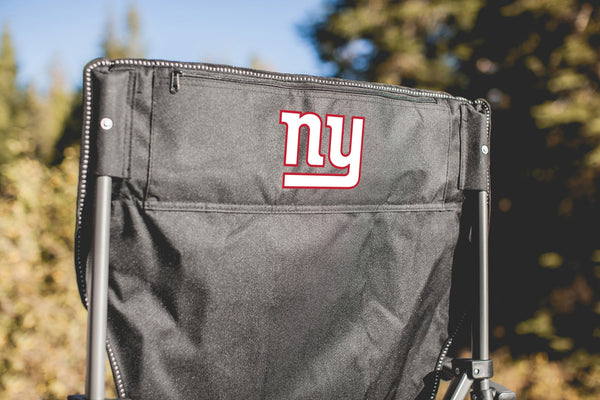 New York Giants - Logo - Big Bear XXL Camping Chair with Cooler, (Black)