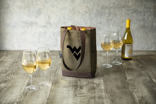 WEST VIRGINIA MOUNTAINEERS - 2 BOTTLE INSULATED WINE COOLER BAG