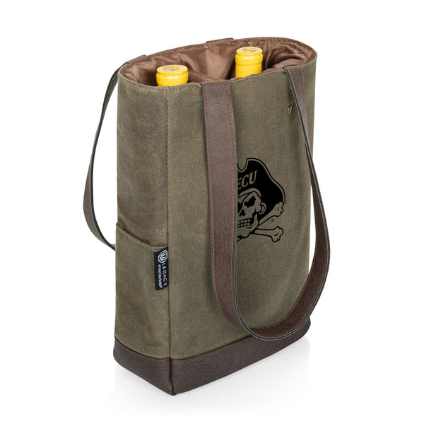 EAST CAROLINA PIRATES - 2 BOTTLE INSULATED WINE COOLER BAG