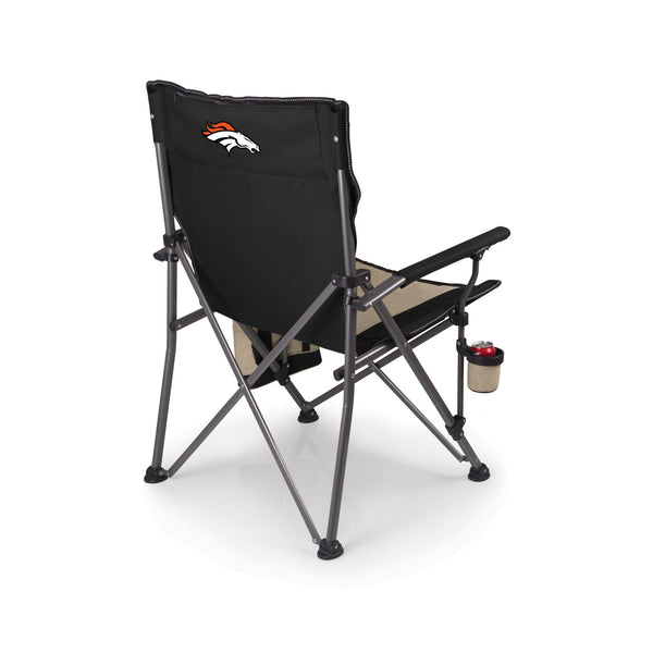 Denver Broncos - Logo - Big Bear XXL Camping Chair with Cooler, (Black)