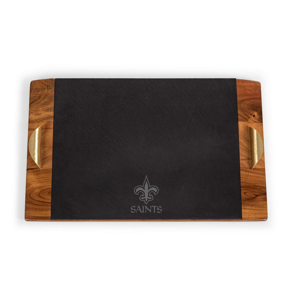 NEW ORLEANS SAINTS - COVINA ACACIA AND SLATE SERVING TRAY