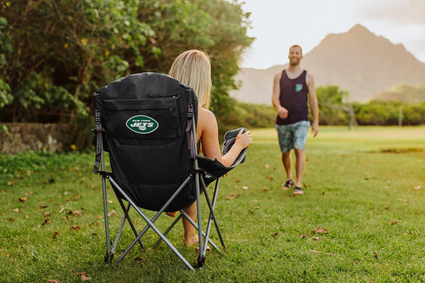 NEW YORK JETS - RECLINING CAMP CHAIR